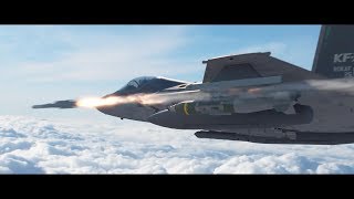 KF21 Boramae Korean Fighter Jet CGI [upl. by Ansell]