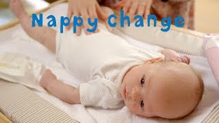 How to Successfully Change a Nappy  JOHNSONS Baby [upl. by Annoyek439]