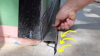 Flush Concrete to Framing Heres a Stainless Flashing Fix [upl. by Ybhsa]