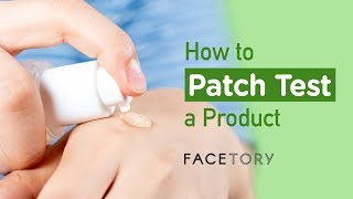 How To Patch Test a Product ✨ [upl. by Nyret]