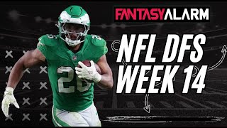 NFL DFS Week 14 DraftKings Top Picks amp Example Lineups [upl. by Frazer319]