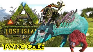 Lost Island Taming Guide for All NEW Creatures [upl. by Makell]