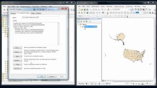 ArcGIS  Coordinate systems 1  Basics [upl. by Noeled940]