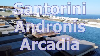 Andronis Arcadia Luxury Resort Hotel in Santorini Oia  REVIEW [upl. by Hepza573]