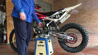 Husqvarna wr 125 2t accensione [upl. by Einafats518]