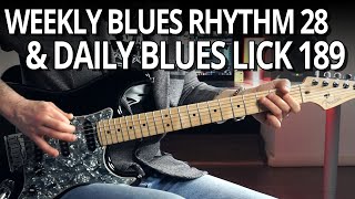 How to play Im Tore Down by Eric Clapton  Weekly Blues Rhythm 28 amp Daily Blues Lick 189 [upl. by Nutsud326]