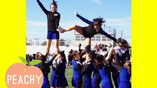 Funny Cheerleading Fails Thatll Make You Cry Laughing 😂 [upl. by Libbi]