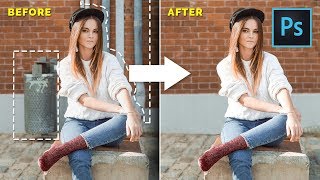 How To Remove ANYTHING From a Photo in Photoshop [upl. by Tereve]