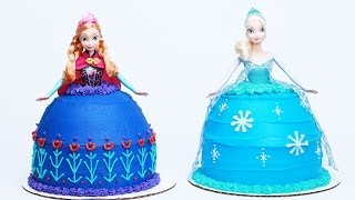 HOW TO MAKE A DISNEY PRINCESS SISTERS CAKE  NERDY NUMMIES [upl. by Darda763]