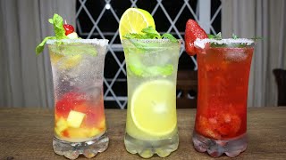 Tres bebidas refrescantes  micheladas de soda 🍸🍹🍷 [upl. by Varin]