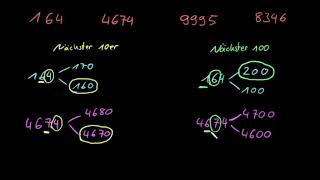 Zahlen runden auf 10er und 100er [upl. by Nuy]