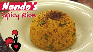 Nandos Spicy Rice Recipe Super Easy [upl. by Devlin48]