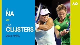 Li Na v Kim Clijsters  Australian Open 2011 Final  AO Classics [upl. by Melisent]