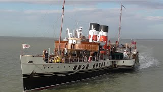 Paddle Steamer Waverley on the River Thames [upl. by Lot]