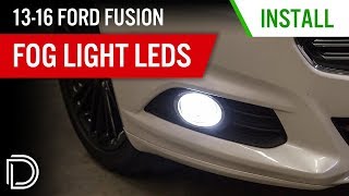 How to Install 20132016 Ford Fusion Fog Light LEDs  Diode Dynamics [upl. by Naitsihc757]