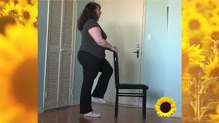 Standing Exercises With Chair for Balance amp Range of Motion [upl. by Ryley996]