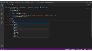 1 Crear una página Web con Visual Studio Code [upl. by Ydualc]