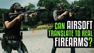 Can Airsoft Translate to Real Firearm Skill [upl. by Oleic211]