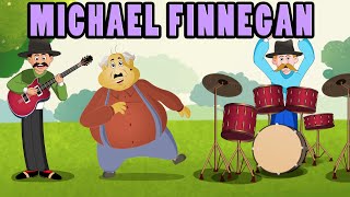 Michael Finnegan HD with Lyrics  Nursery Rhymes by EFlashApps [upl. by Emmerie]