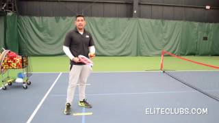 Ball Control Tennis Drill Kids Ages 69 Years [upl. by Monah744]