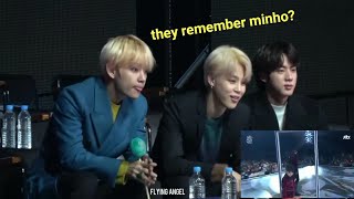 BTS Reaction to Stray Kids GDA 2019 [upl. by Adelia]