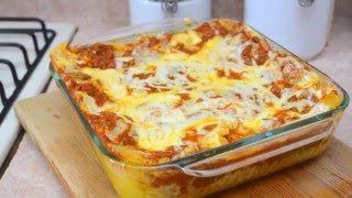 COMO HACER LASAGNA LASAÑA MUY FACIL  Recién Cocinados [upl. by Essy679]