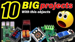 10 BIG INVENTIONS with electronics module LOW COST [upl. by Oriaj]