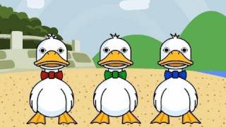 Six Little Ducks  Family Sing Along  Muffin Songs [upl. by Morvin527]