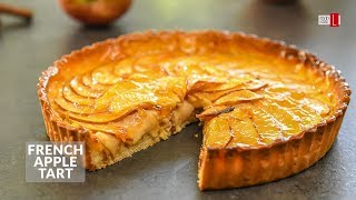 How to Make Classic French Apple Tart  Food Channel L Recipes [upl. by Ayk]