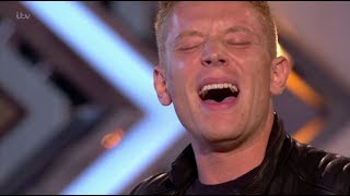 Aidan Martin EMOTIONAL Original Song quotPunchlinequot and Has the Judges in TEARS on X Factor UK [upl. by Arem81]