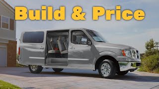 2021 Nissan NV Passenger Van in SL Trim  Build amp Price Review [upl. by Stanwin]