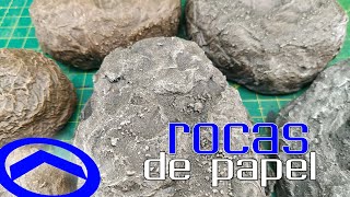 Como hacer Rocas con Papel [upl. by Ferneau]