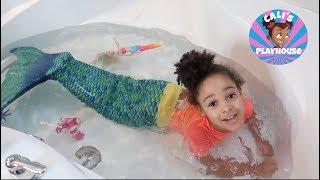 Mermaid in Real Life  Calis Playhouse [upl. by Garibald]