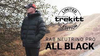 Inside Look Rab Neutrino Pro Jacket All Black Edition [upl. by Stieglitz]