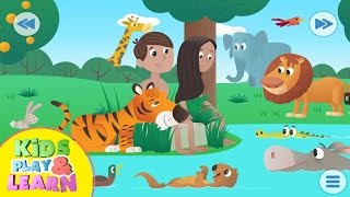 The Creation  Adam and Eve  Bible For Kids [upl. by Uchish174]