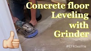 Leveling Uneven Concrete with Grinder [upl. by Durwin]