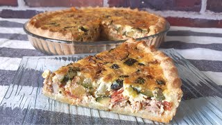 Quiche au thon et aux courgettes 292 [upl. by Durware]