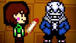 HARD DIFFICULTY quotBonetalequot Undertale Fighting Game [upl. by Avelin]