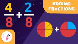 Learn How to Add Fractions  Same Denominator  Math for Kids [upl. by Gennaro]