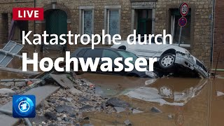 Hochwasser in Deutschland Katastrophe durch Unwetter [upl. by Cupo]