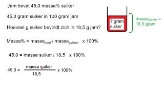 Massa en volume kort voor klas 3 en begin klas 4 Massa procenten en volume procenten [upl. by Courcy]