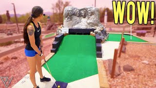 Epic Back To Back Mini Golf Hole In One  Awesome Course [upl. by Arta323]