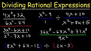 Dividing Rational Expressions [upl. by Lavud139]