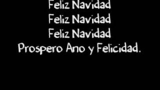 Lyrics  Feliz Navidad [upl. by Zetes]