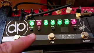 Tech 21 Dug Pinnick pedal demo [upl. by Eitten]