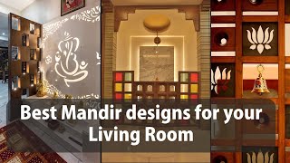 Pooja Room Designs for Small compact spaces Latest  Latest Mandir Designs  Home Mandir Designs [upl. by Senior]