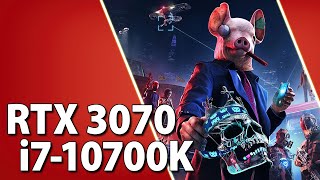 RTX 3070  Intel i710700K  Test in 12 Games  1080p 1440p 4K [upl. by Ylrae517]