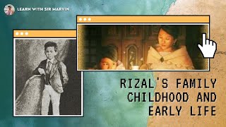 Chapter 3 RIZALS FAMILY CHILDHOOD AND EARLY EDUCATION [upl. by Eemiaj]