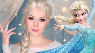 Elsa MakeUp TutorialTransformation  Disneys Frozen [upl. by Foley]