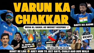 WHAT A MATCH 😱 VARUN KA KHAUF 😂 KANE KO BABRI HO GAYA 🔥 IYER HARDIK SUPERB BATTING  IND Vs NZ CT [upl. by Mera]